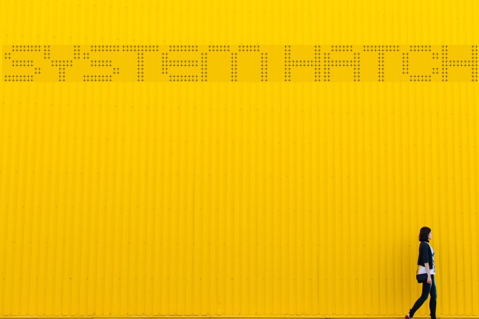 SYSTEM HATCH Font examples