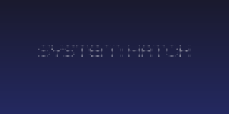 SYSTEM HATCH Social Header