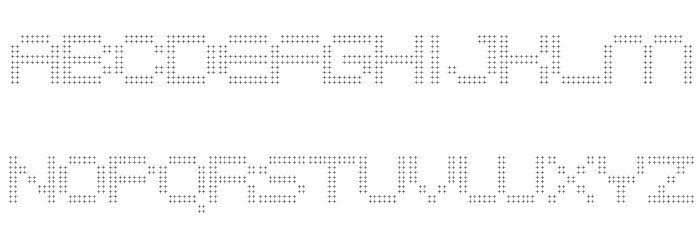 SYSTEM HATCH Font LOWERCASE
