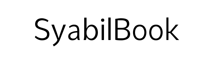 Syabil Book  font caratteri gratis