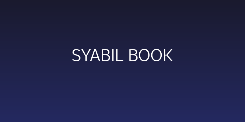 Syabil Book Social Header
