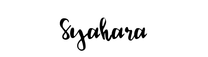 Syahara  Fuentes Gratis Descargar