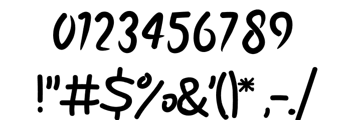 Syahara Font OTHER CHARS