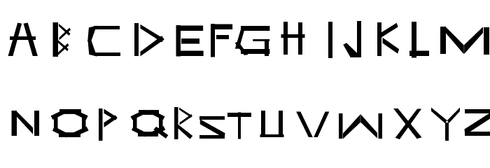 Syahertian Font LOWERCASE