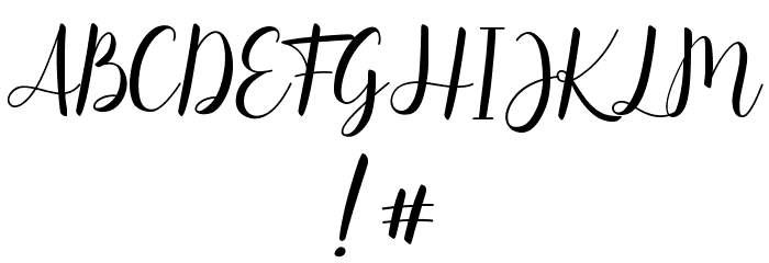 Syahilla Font OTHER CHARS