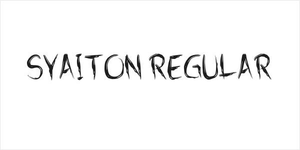 Syaiton Regular Logo