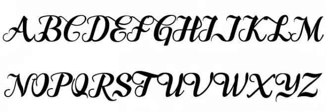 Syakia Schriftart Groß