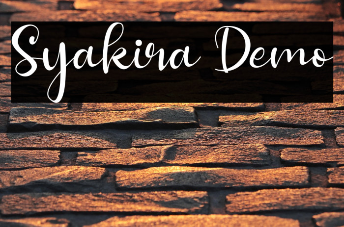 Syakira Demo Example 3