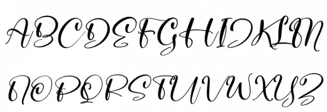 Syalitha Italic Polices MAJUSCULES
