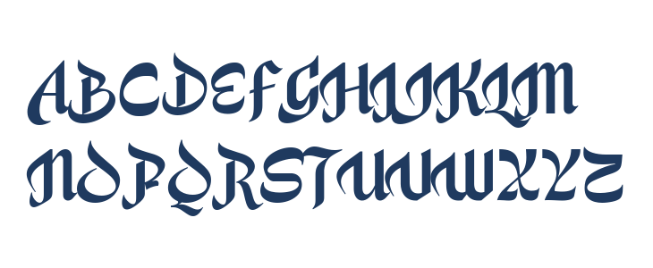 Syamsiah Arabic Uppercase