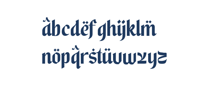 Syamsiah Arabic Lowercase