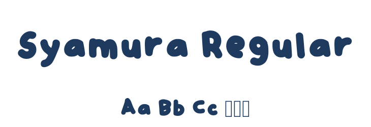 Syamura Regular Font Preview