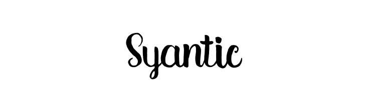 Syantic  免费字体下载