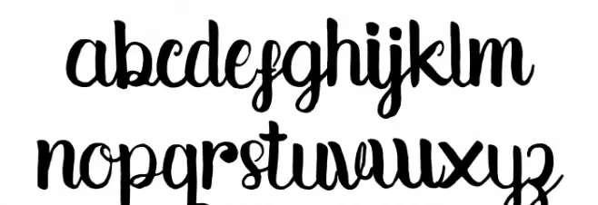 Syantic Font LOWERCASE