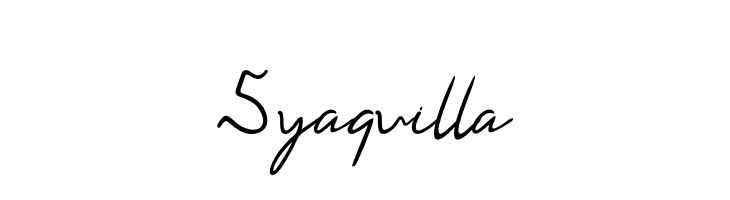 Syaquilla  Frei Schriftart Herunterladen