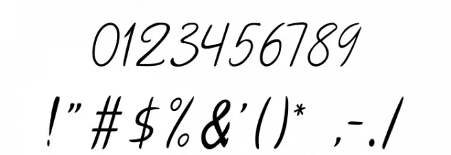 Syaquilla Font OTHER CHARS