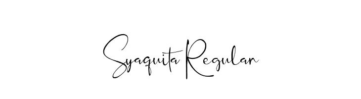 Syaquita Regular  baixar fontes gratis