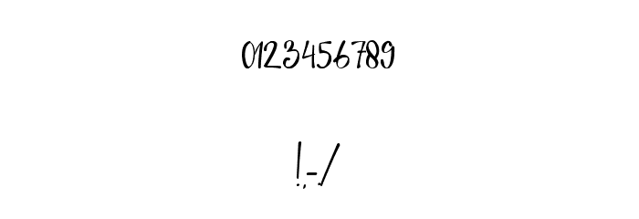 Syaquita Regular Font OTHER CHARS