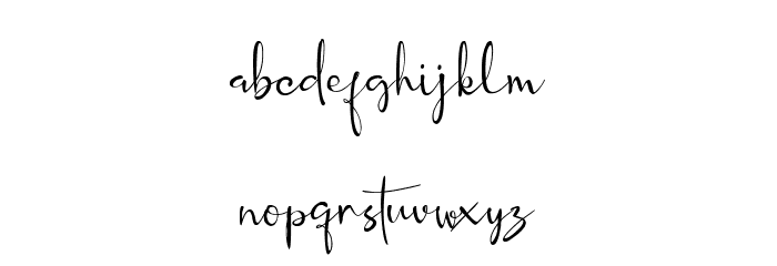 Syaquita Regular Font LOWERCASE