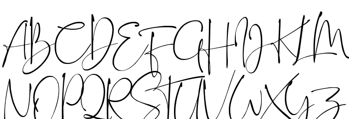 Syaquita Font UPPERCASE