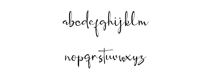 Syaquita Font LOWERCASE