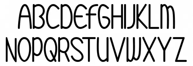 Syariana フォント 大文字