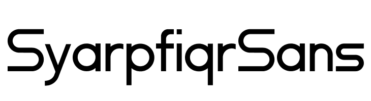 Syarpfiqr  Sans  Free Fonts Download