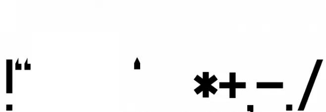 Syarpfiqr  Sans Font OTHER CHARS