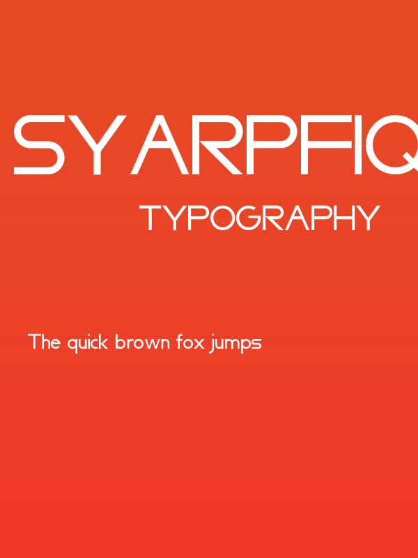 Syarpfiqr  Sans Poster