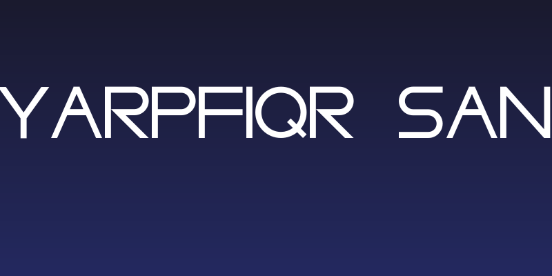 Syarpfiqr  Sans Social Header