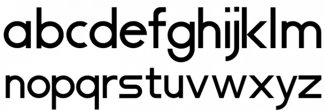 Syarpfiqr Sans フォント 小文字