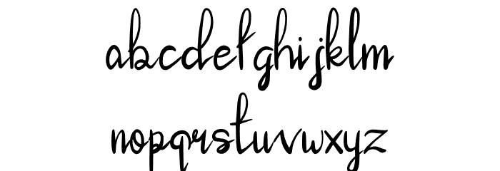 Syawalan Font LOWERCASE