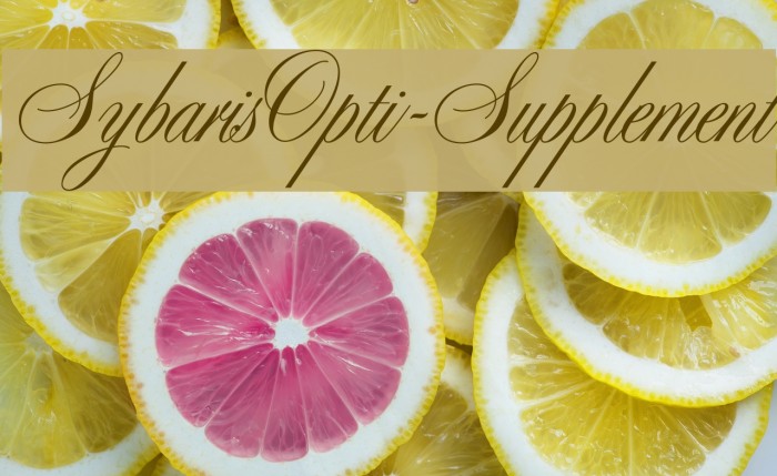 SybarisOpti-Supplement Font examples