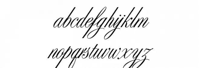 SybarisOpti-Supplement Font LOWERCASE