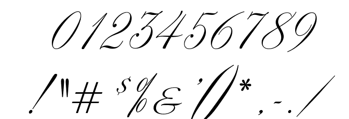 SybarisOpti Font OTHER CHARS