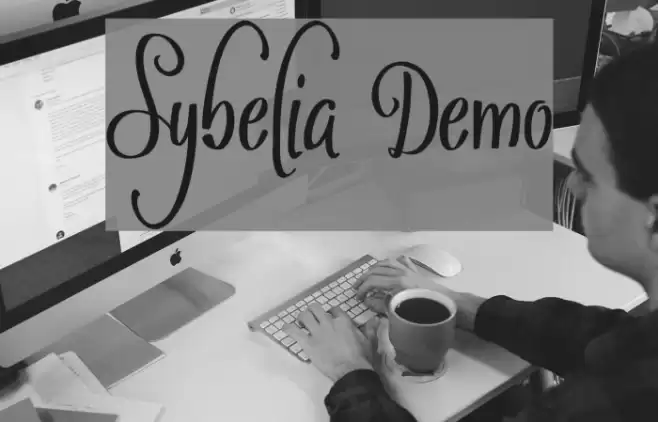 Sybelia Demo Font examples