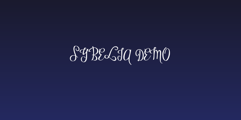 Sybelia Demo Social Header