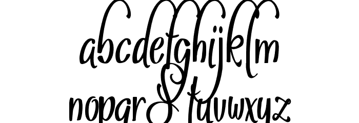 Sybelia Demo Font LOWERCASE