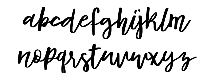 Syberic Font LOWERCASE