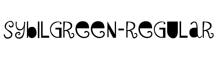SybilGreen-Regular  नि: शुल्क फ़ॉन्ट्स डाउनलोड