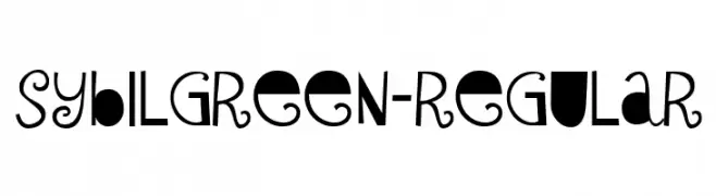SybilGreen-Regular  baixar fontes gratis