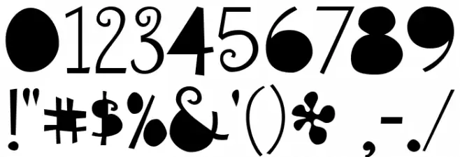 SybilGreen-Regular Font OTHER CHARS