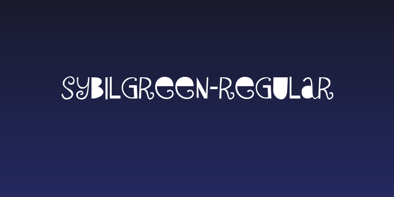 SybilGreen-Regular Social Header