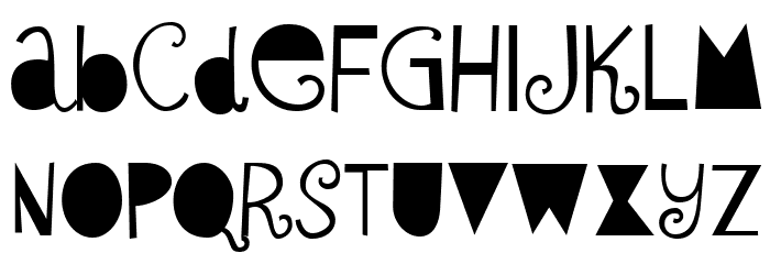 SybilGreen-Regular Font LOWERCASE