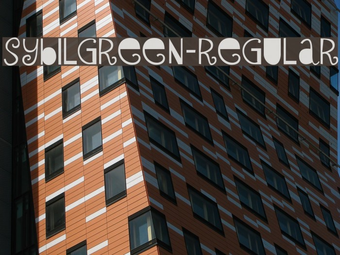 SybilGreen-Regular Font examples