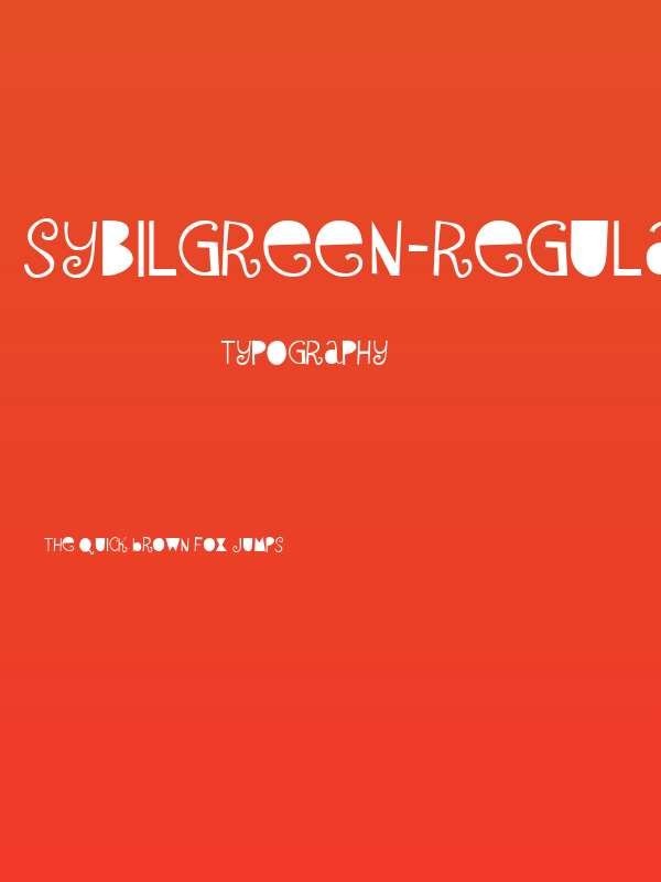 SybilGreen-Regular Poster