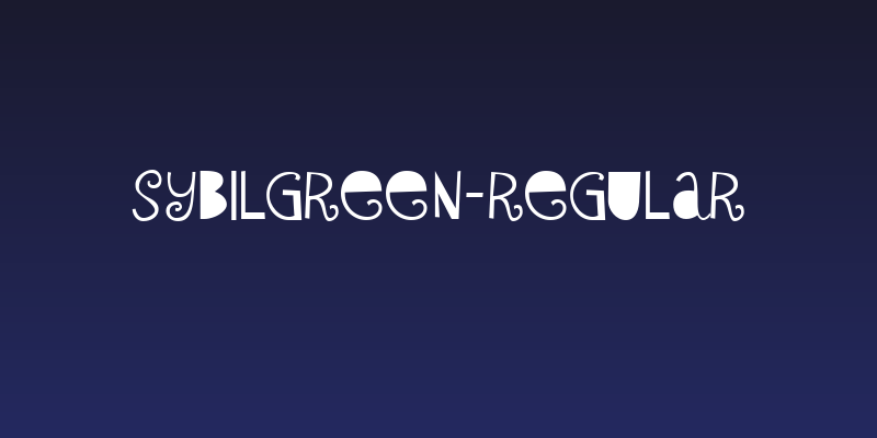 SybilGreen-Regular Social Header