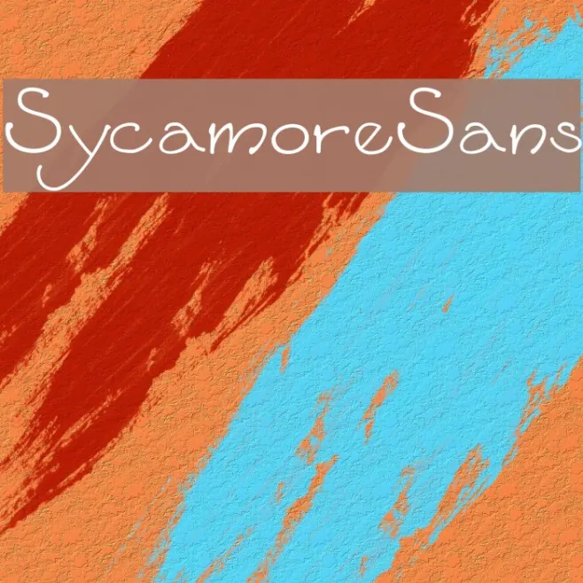 SycamoreSans Example 3
