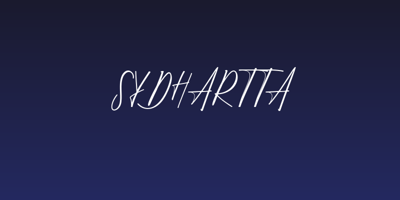 Sydhartta Social Header