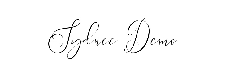 Sydnee Demo  font caratteri gratis